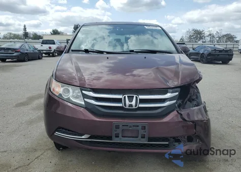 2015 Honda Odyssey Exl z USA, uszkodzony, nr VIN 5FNRL5H61FB061372
